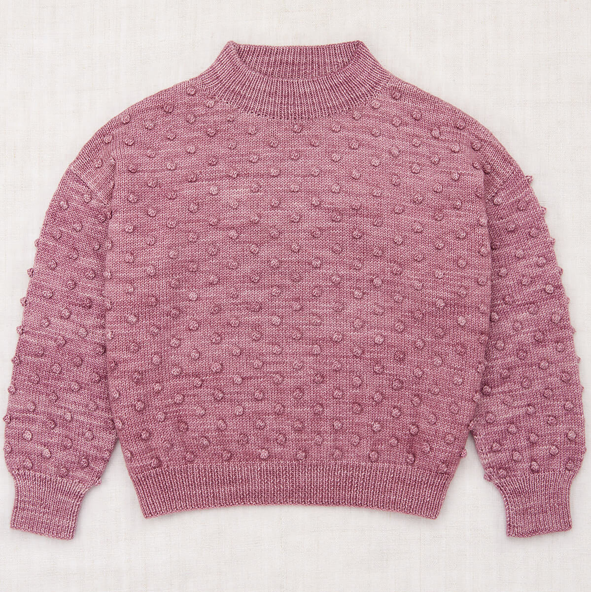 Popcorn knit pullover hotsell