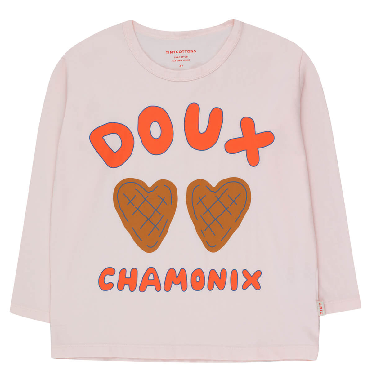 Doux Chamonix Tee in Soft Pink by Tinycottons – Junior Edition