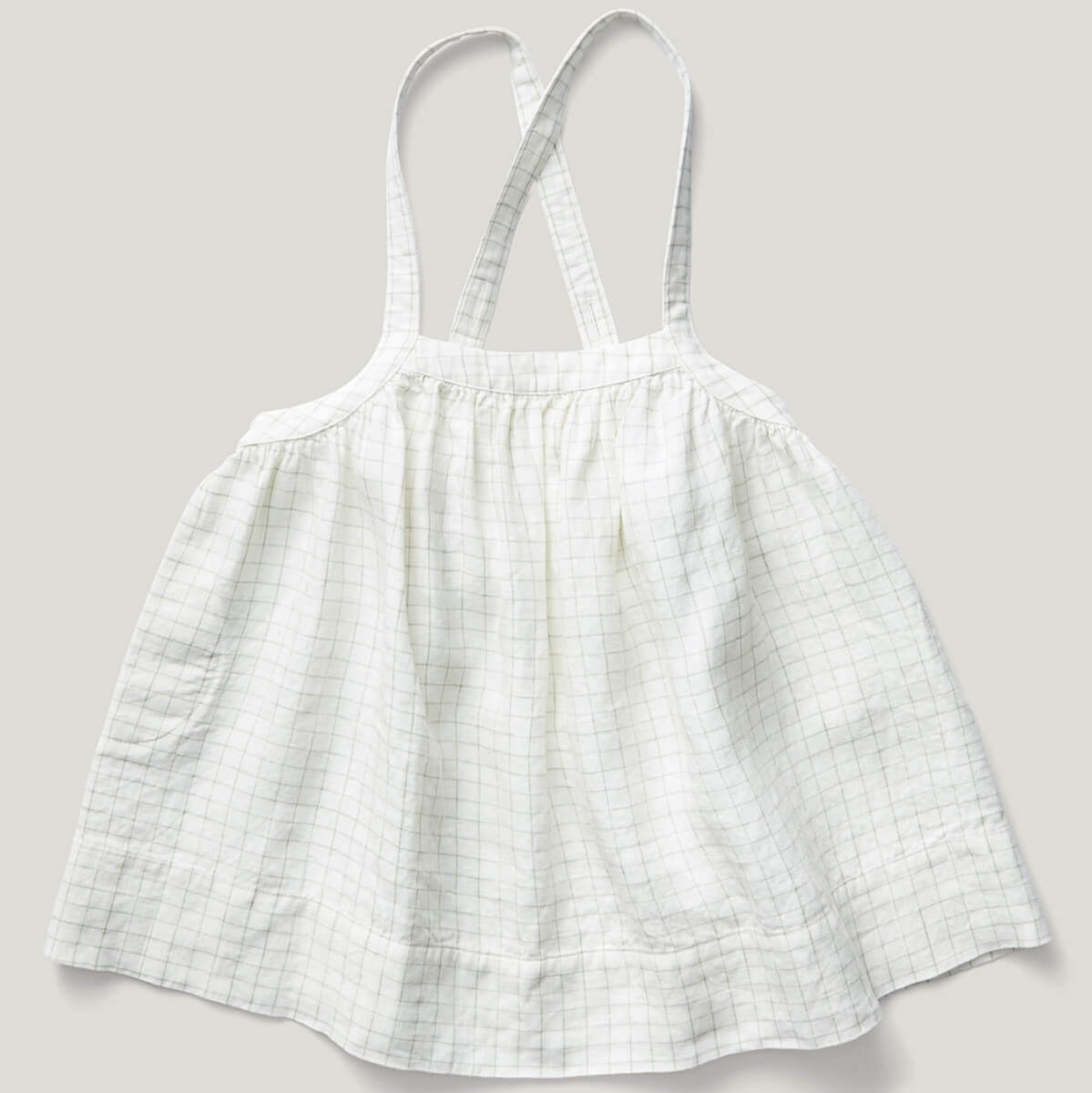 Eloise Pinafore in Graph Paper by Soor Ploom - Last Ones In Stock - 5