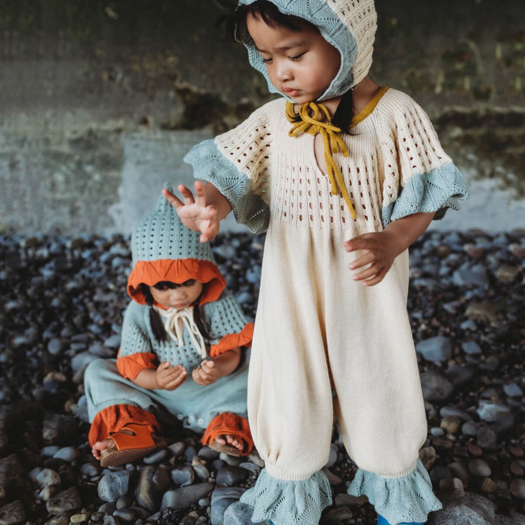 Mimi Knit Top in Powder by Soor Ploom – Junior Edition