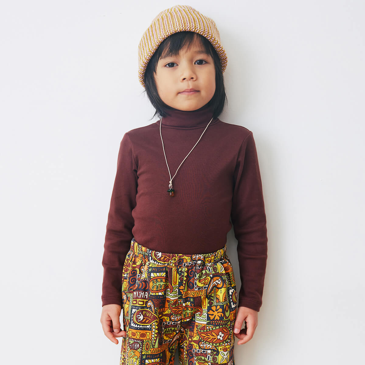 Turtleneck in Fig by Misha & Puff – Junior Edition