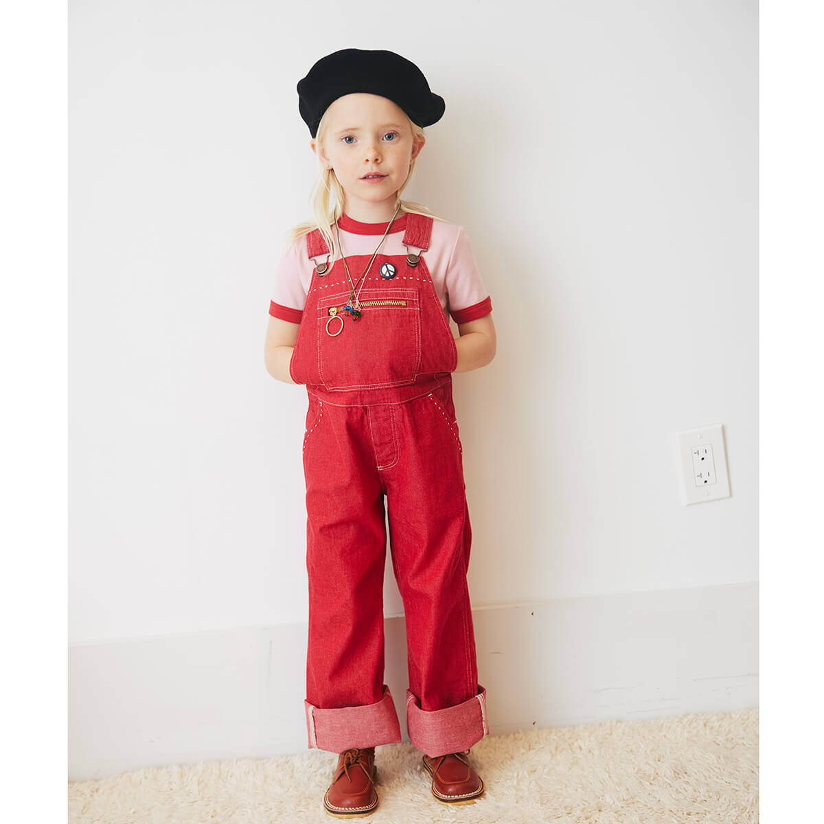 Misha and 2024 puff fisherman overalls