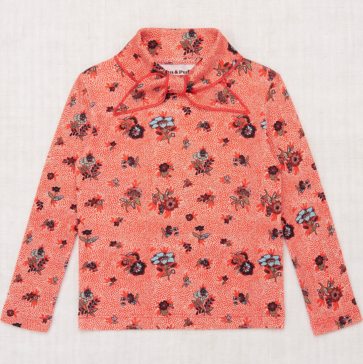Scout Top in Red Flame Holyoke Floral by Misha & Puff – Junior Edition