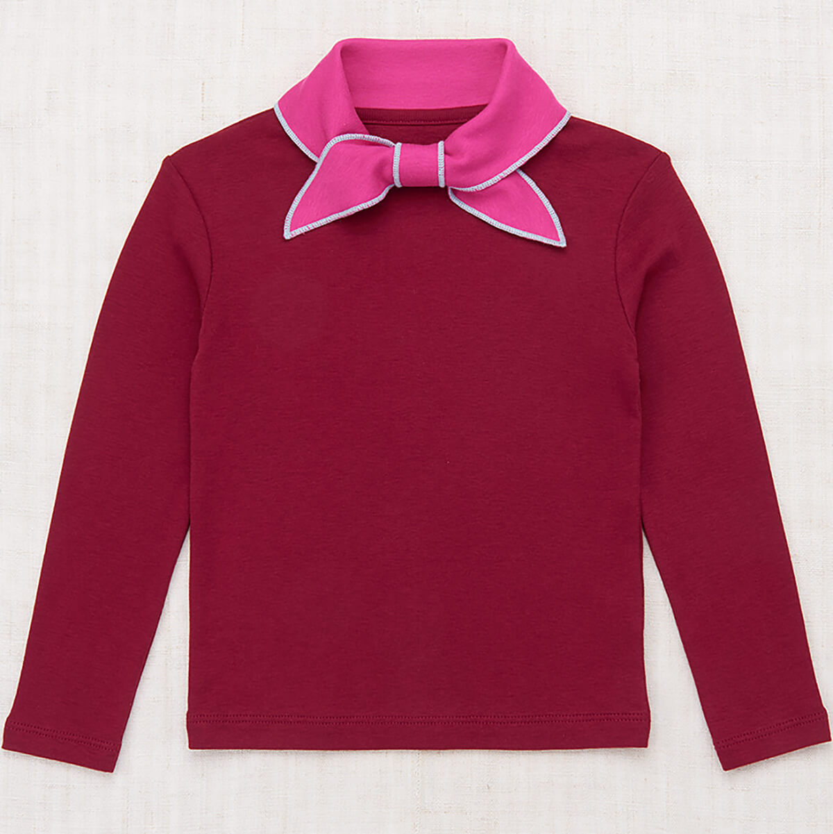 Scout Top in Cranberry by Misha & Puff – Junior Edition
