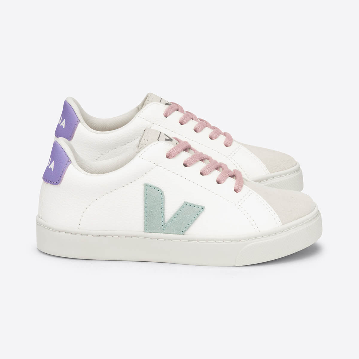 Teen girls white and pink VEJA sneakers size 29 fashion