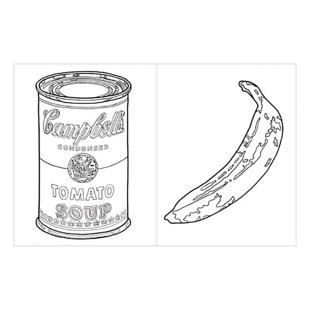 Andy Warhol Colouring Book by Mudpuppy