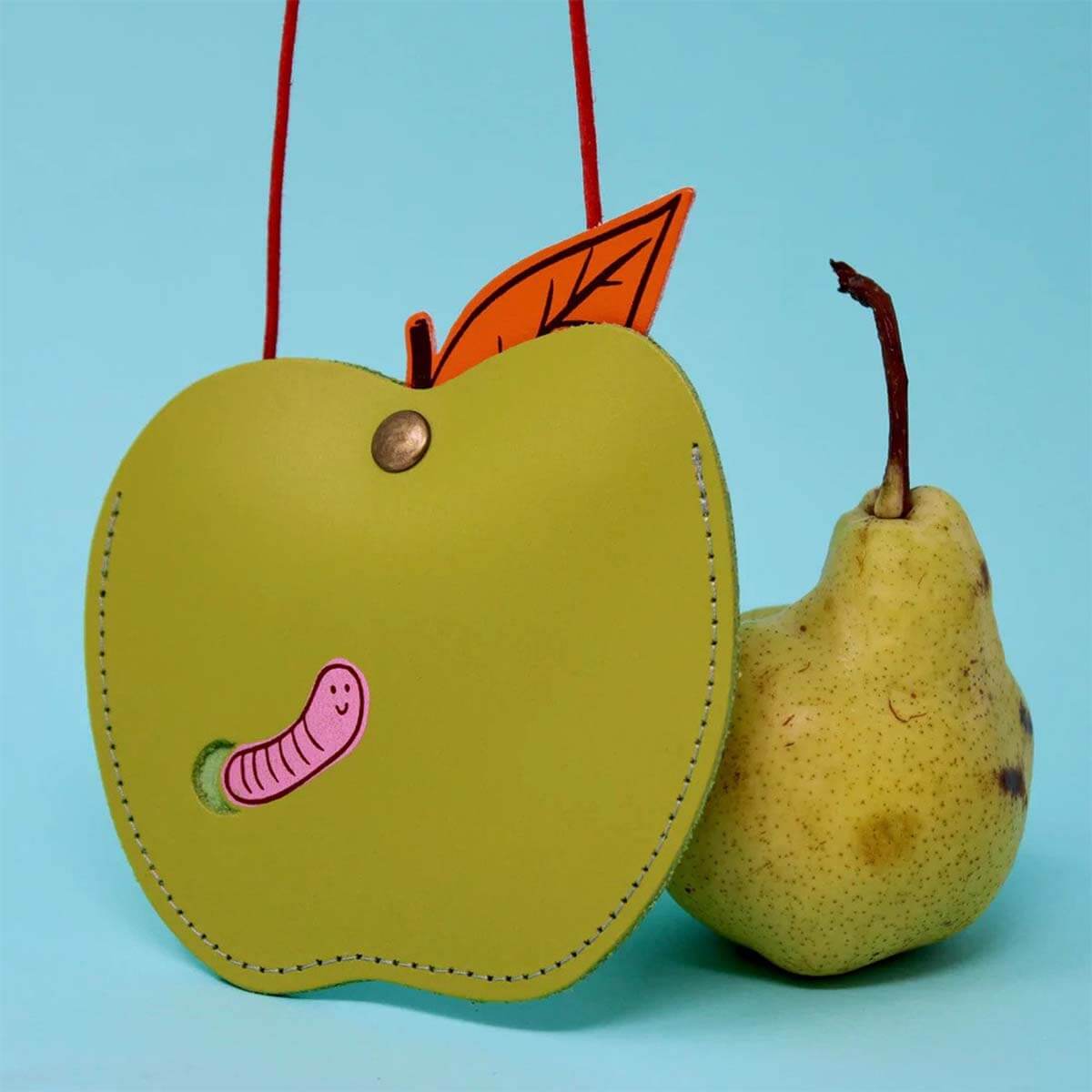 Women's PU Small Cute Apple Shape Handbag PU Leather Purse Shoulder Bag  Clutch Red : Buy Online at Best Price in KSA - Souq is now Amazon.sa:  Fashion