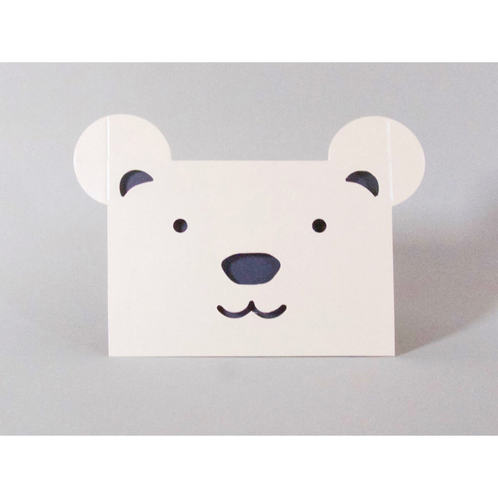 Polar Bear Greetings Card by Cut&Make