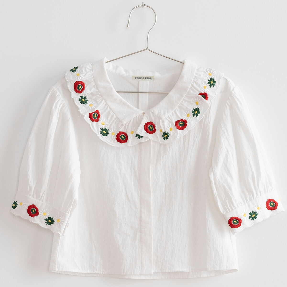 Flowers Woven Blouse by Fish & Kids – Junior Edition