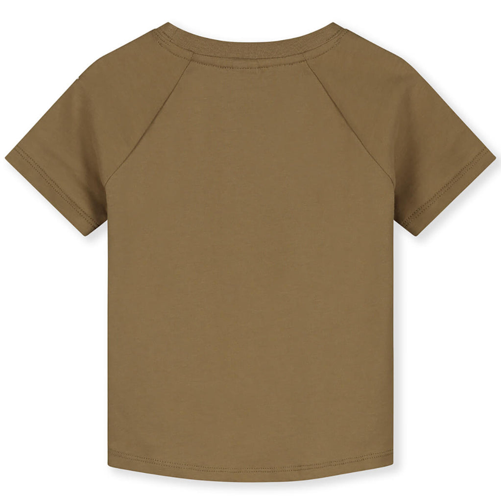 Crew Neck T Shirt in Peanut by Gray Label