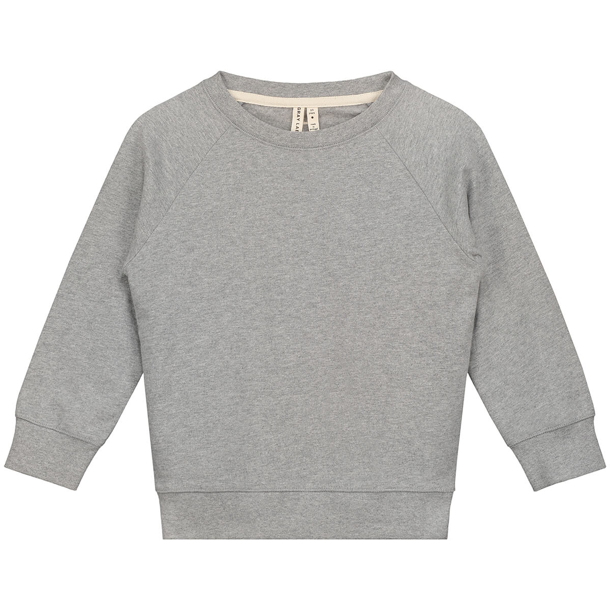 Crew Neck Sweater in Grey Melange by Gray Label – Junior Edition