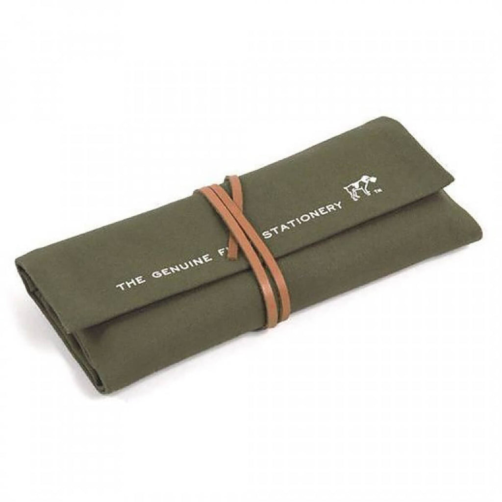 Field Roll Pen Case in Khaki by Hightide Penco