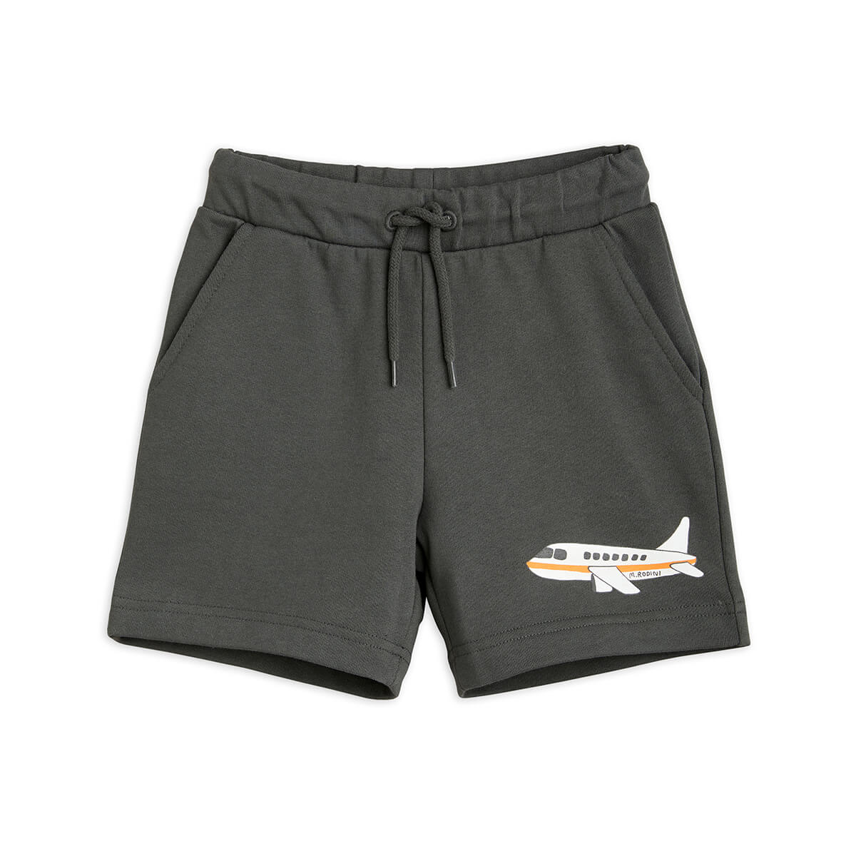 Airplane Shorts in Grey by Mini Rodini - Last One In Stock - 80/86 