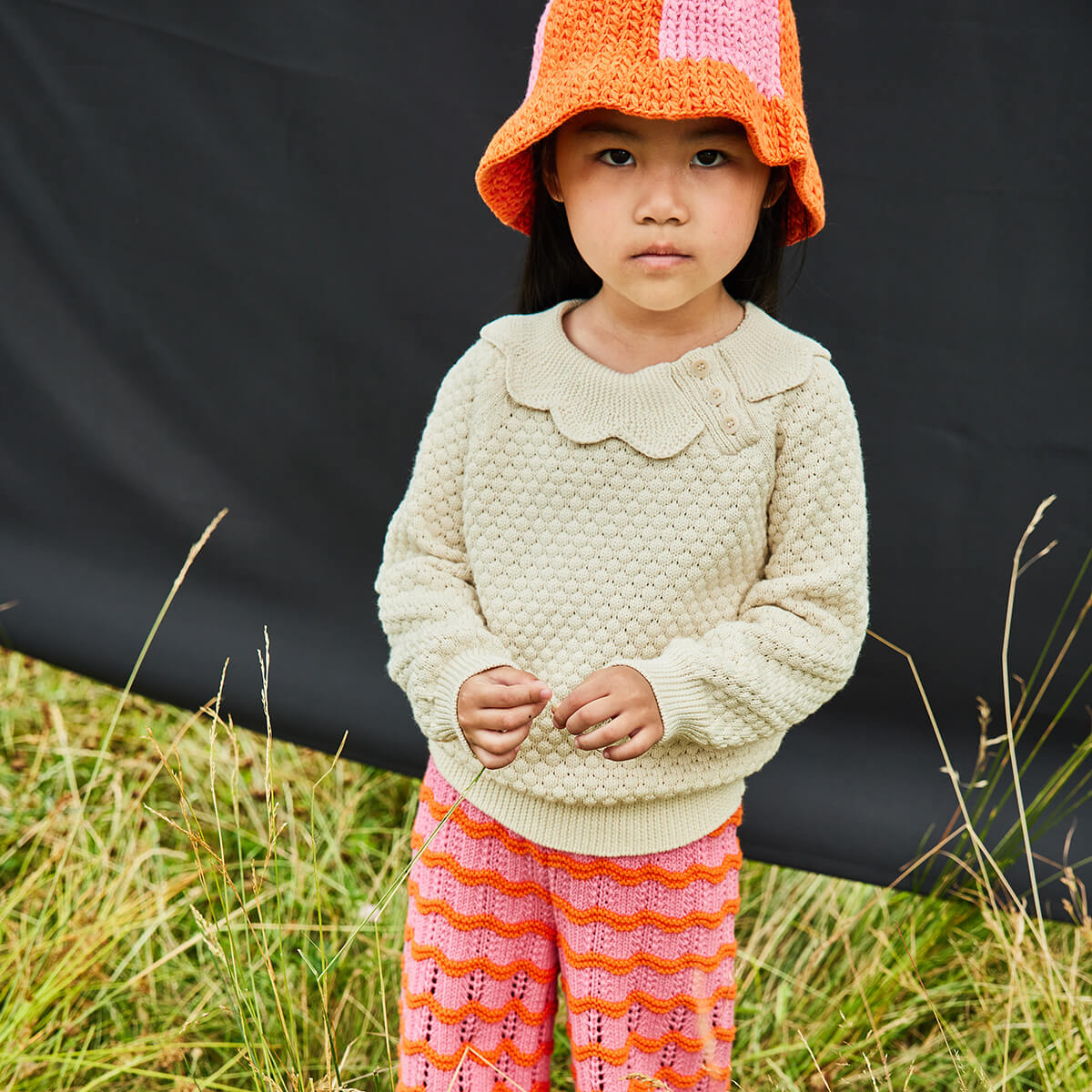 Flower Pullover in Marzipan by Misha & Puff - Last Ones In Stock 