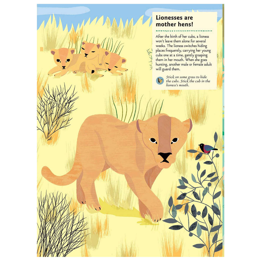 My Nature Sticker Activity Book: Animals Of The Savannah by Olivia Cosneau