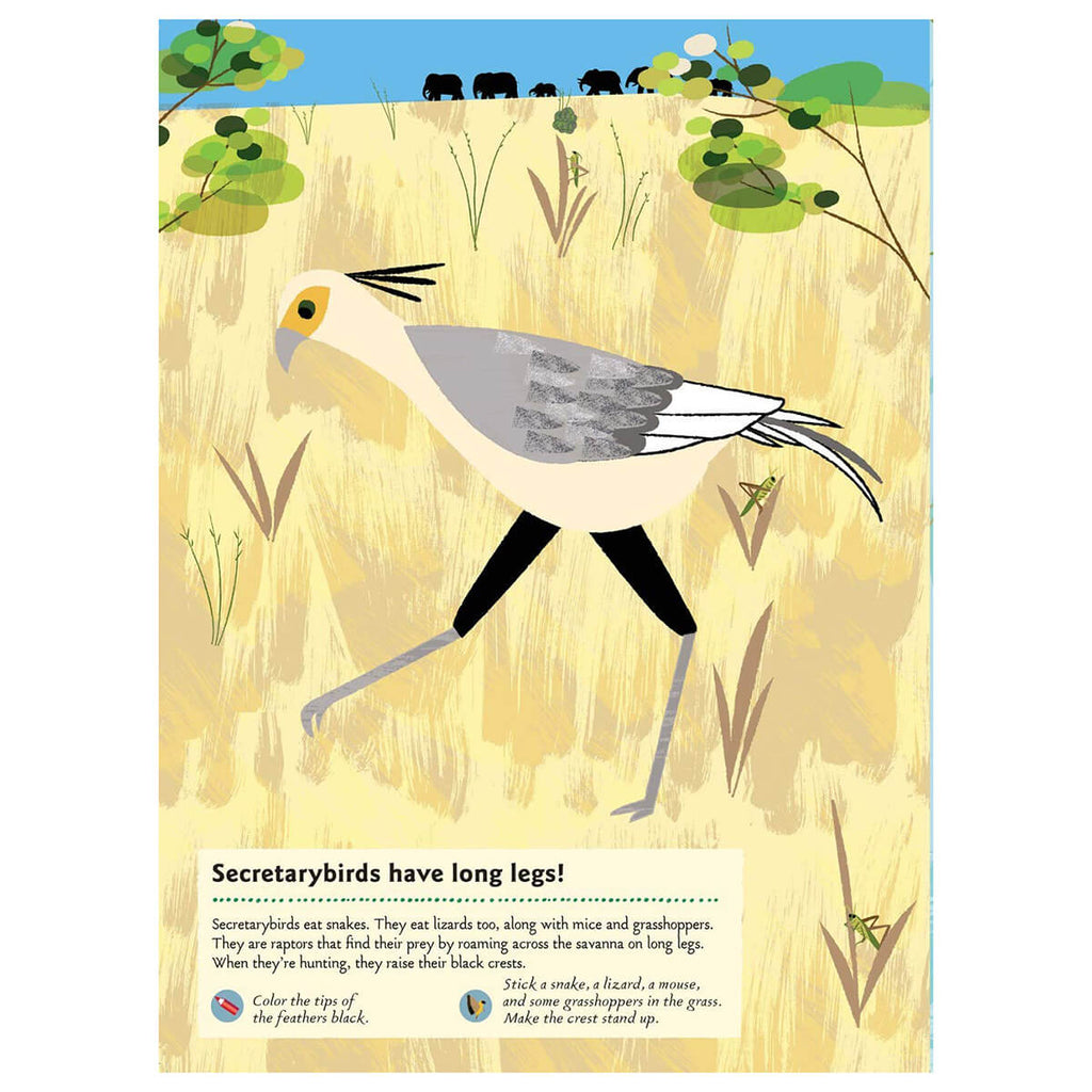 My Nature Sticker Activity Book: Animals Of The Savannah by Olivia Cosneau