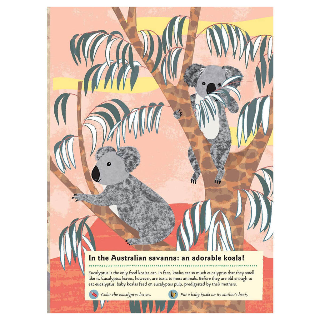 My Nature Sticker Activity Book: Animals Of The Savannah by Olivia Cosneau