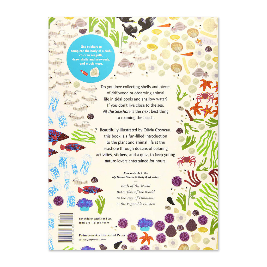 My Nature Sticker Activity Book: At The Seashore by Olivia Cosneau