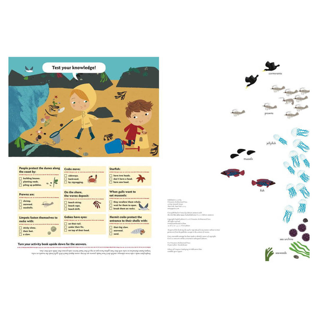 My Nature Sticker Activity Book: At The Seashore by Olivia Cosneau