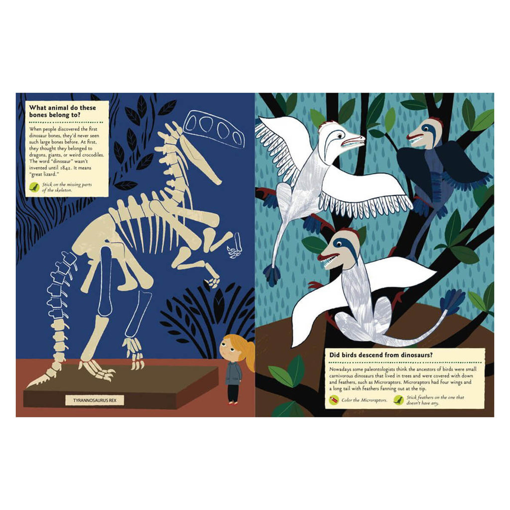 My Nature Sticker Activity Book: In the Age of Dinosaurs by Olivia Cosneau
