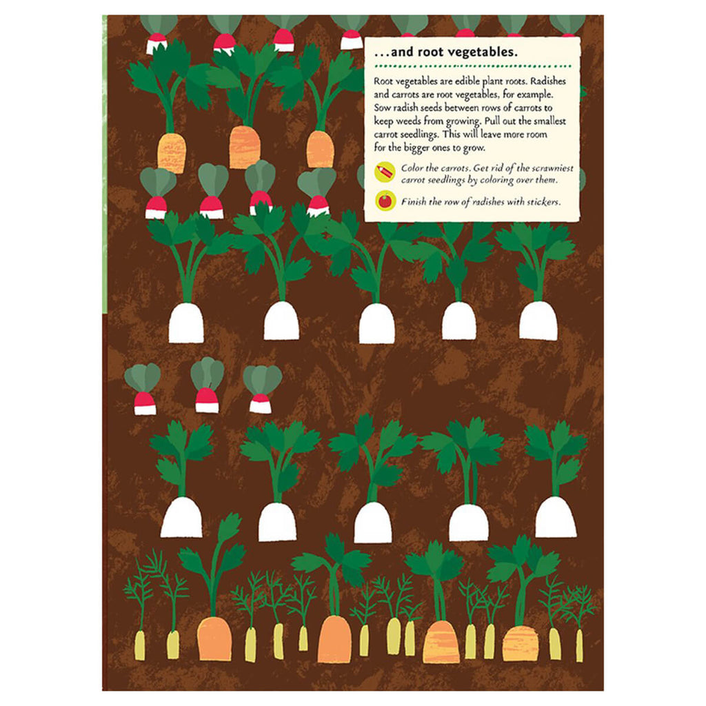 My Nature Sticker Activity Book: In the Vegetable Garden by Olivia Cosneau