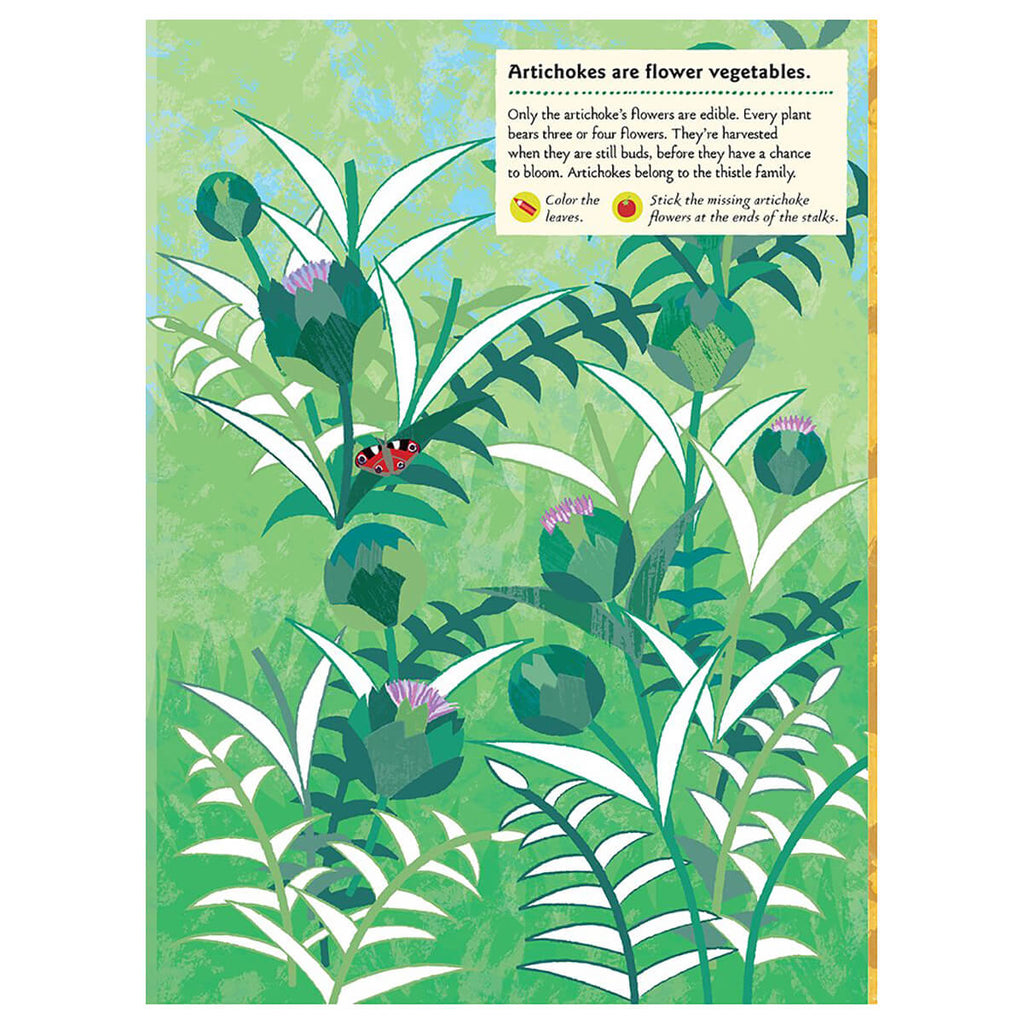 My Nature Sticker Activity Book: In the Vegetable Garden by Olivia Cosneau