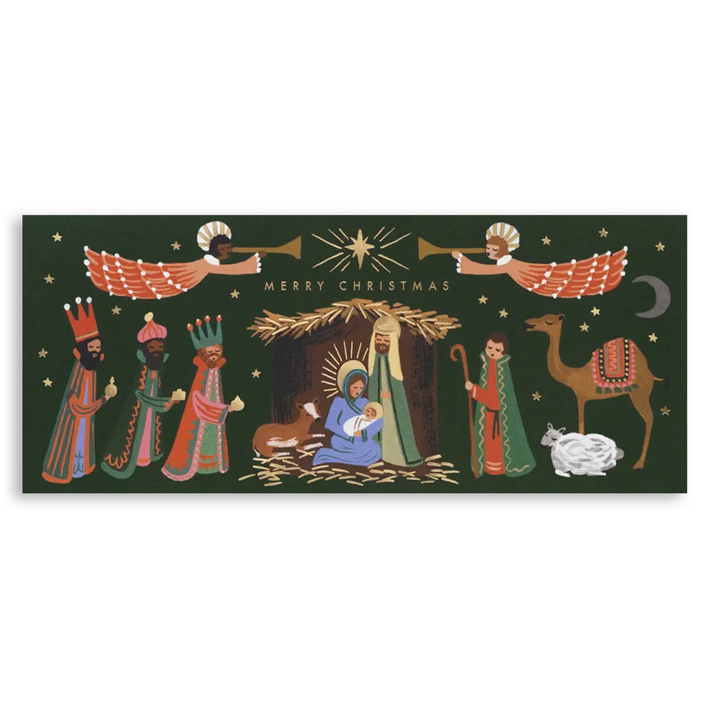 Christmas Nativity Christmas Greetings Card By Rifle Paper Co.