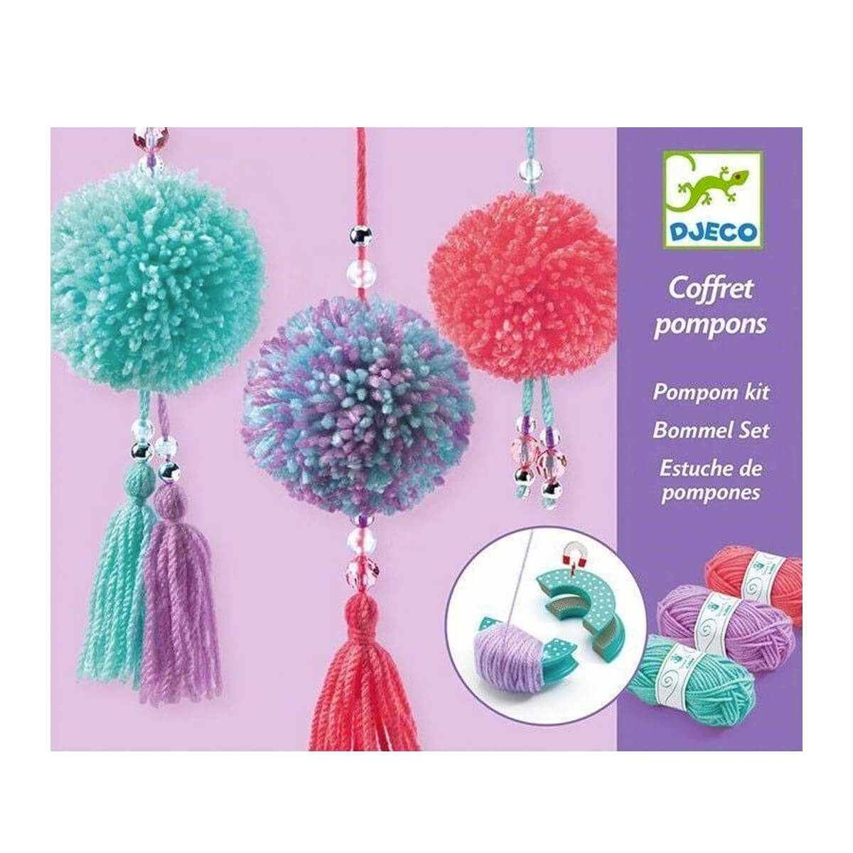 Pom Pom Tassels Craft Kit by Djeco – Junior Edition