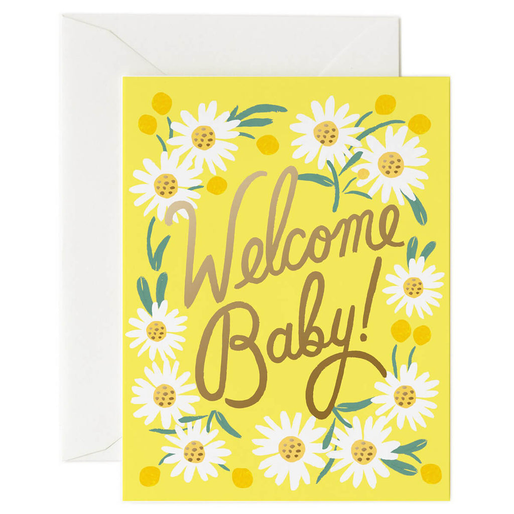 Daisy Baby Greetings Card By Rifle Paper Co.