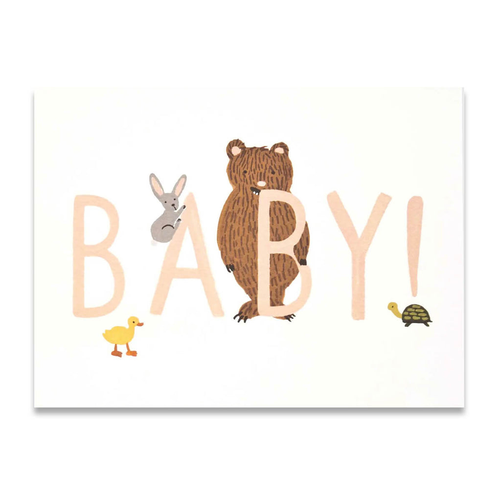 Baby Girl Greetings Card By Rifle Paper Co.