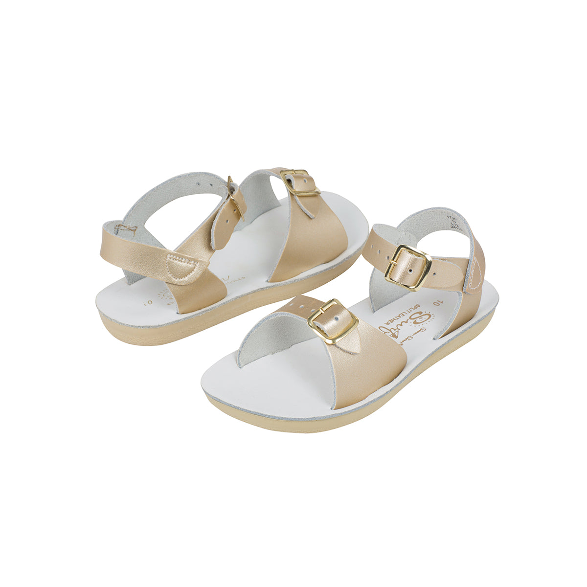 Surfer Sandals in Gold by Salt-Water - Last Ones In Stock - SS 6-7 / E ...