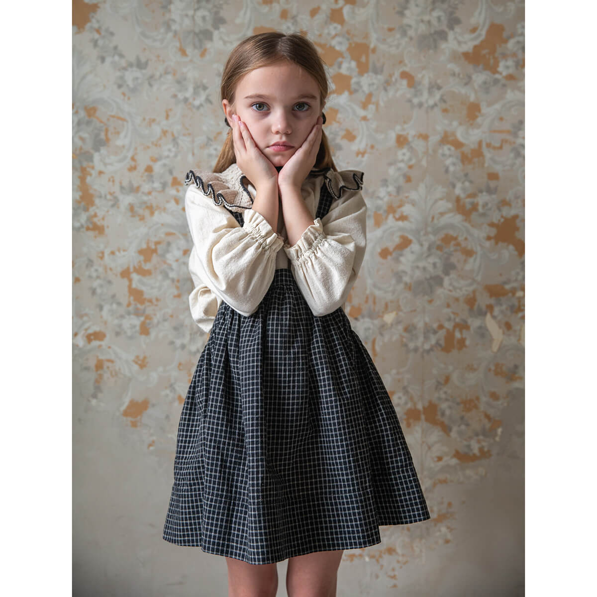 Eloise Pinafore in Grid by Soor Ploom - Last Ones In Stock - 7-8 Years –  Junior Edition