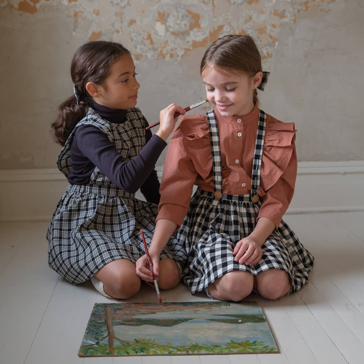 Tippi Pinafore in School Plaid by Soor Ploom - Last Ones In Stock - 4- –  Junior Edition