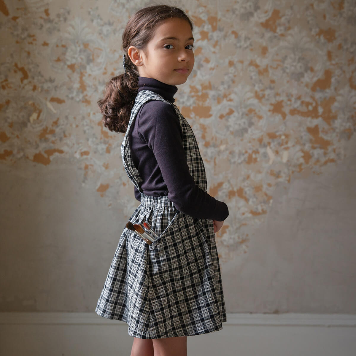 Tippi Pinafore in School Plaid by Soor Ploom - Last Ones In Stock - 5- –  Junior Edition