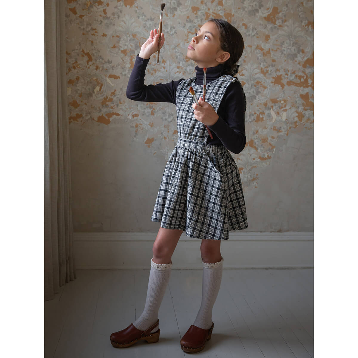 Tippi Pinafore in School Plaid by Soor Ploom - Last Ones In Stock - 4- –  Junior Edition