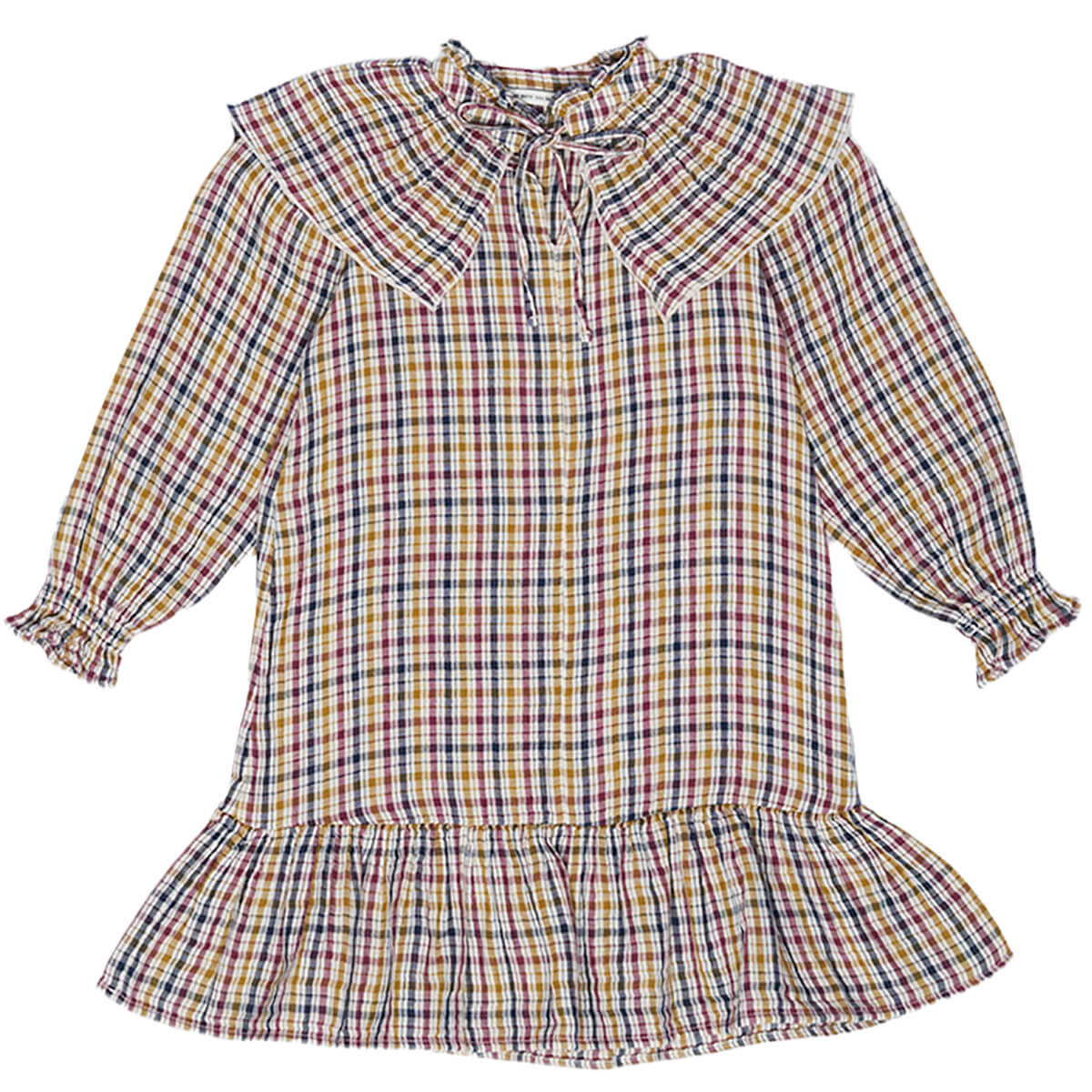 Benerice Dress in Multicolour Check by The New Society - Last Ones In ...