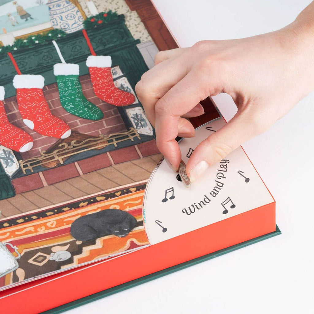 'Twas The Night Before Christmas Music Box Story Book by Clement C. Moore & Raquel Martin