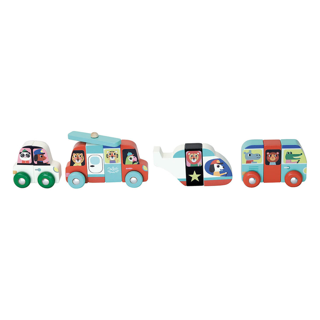 Ingela P. Arrhenius Magnetic Cars Set by Vilac