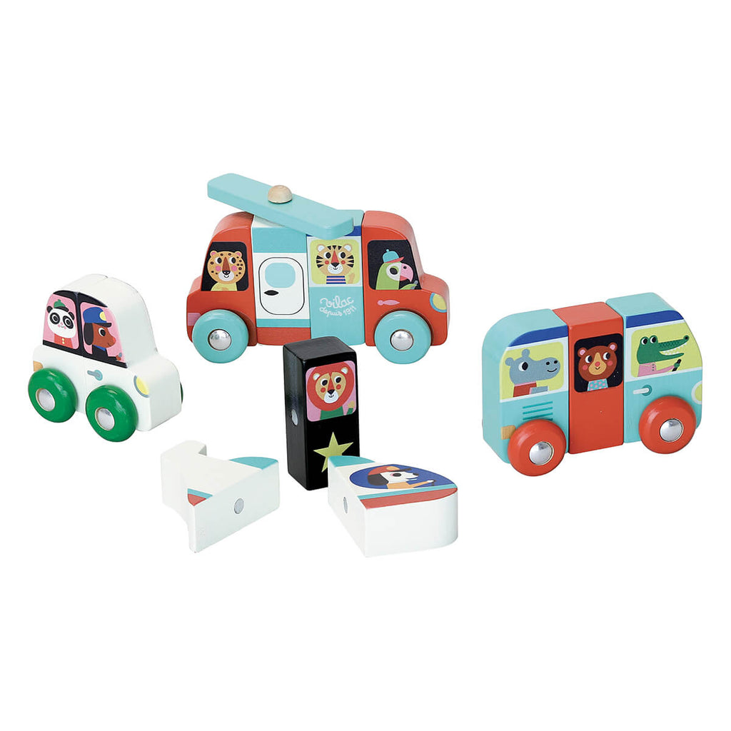 Ingela P. Arrhenius Magnetic Cars Set by Vilac