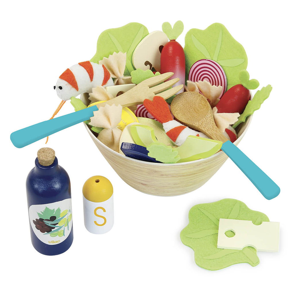 Wooden Salad Set by Vilac