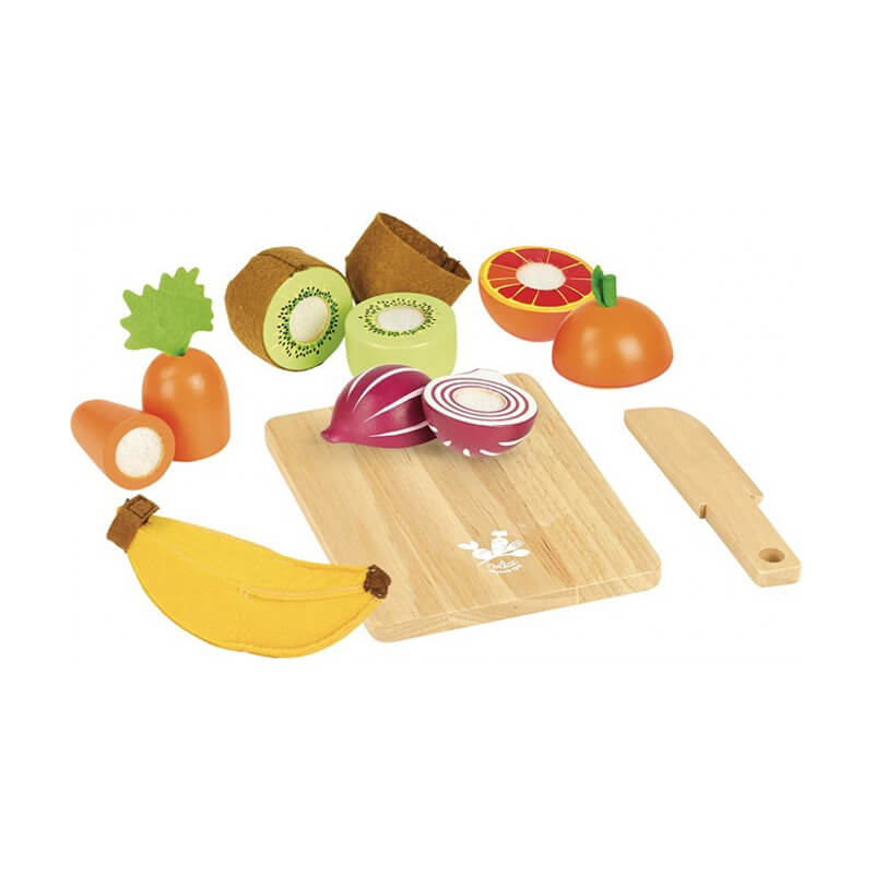 Wooden Cutting Fruits and Vegetables by Vilac