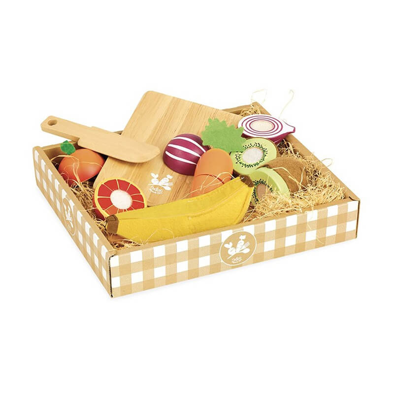 Wooden Cutting Fruits and Vegetables by Vilac