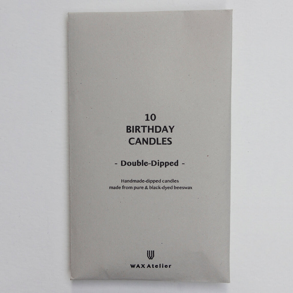 10 Double-Dipped Birthday Candles by Wax Atelier