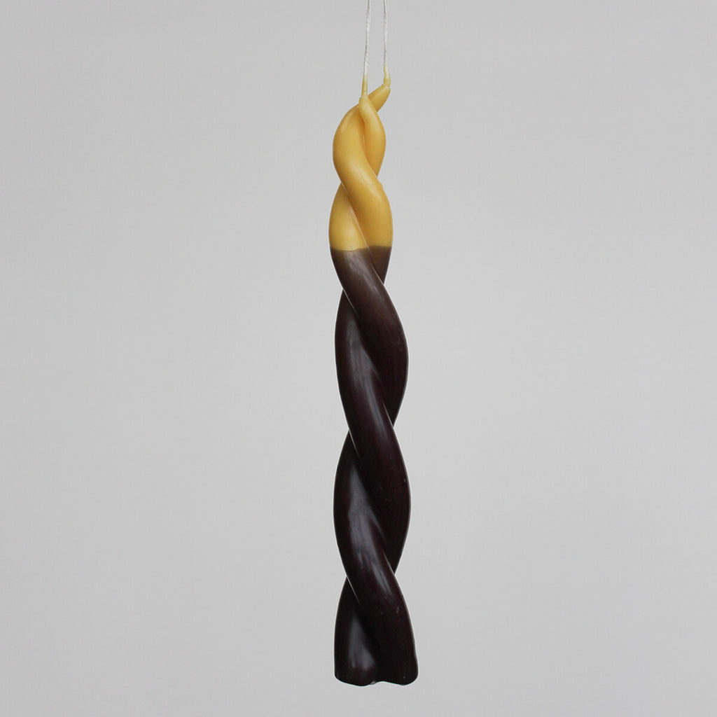 Twisted Double-Dipped Candle by Wax Atelier