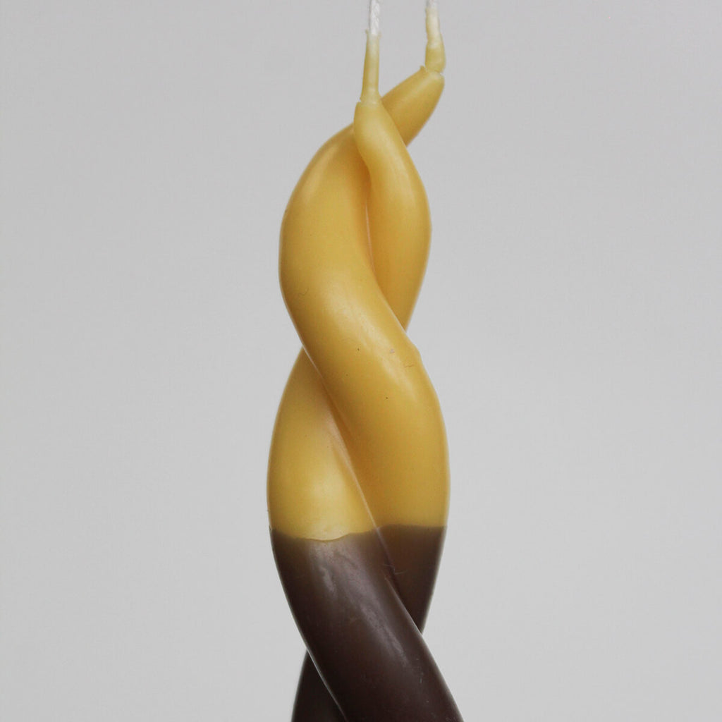 Twisted Double-Dipped Candle by Wax Atelier