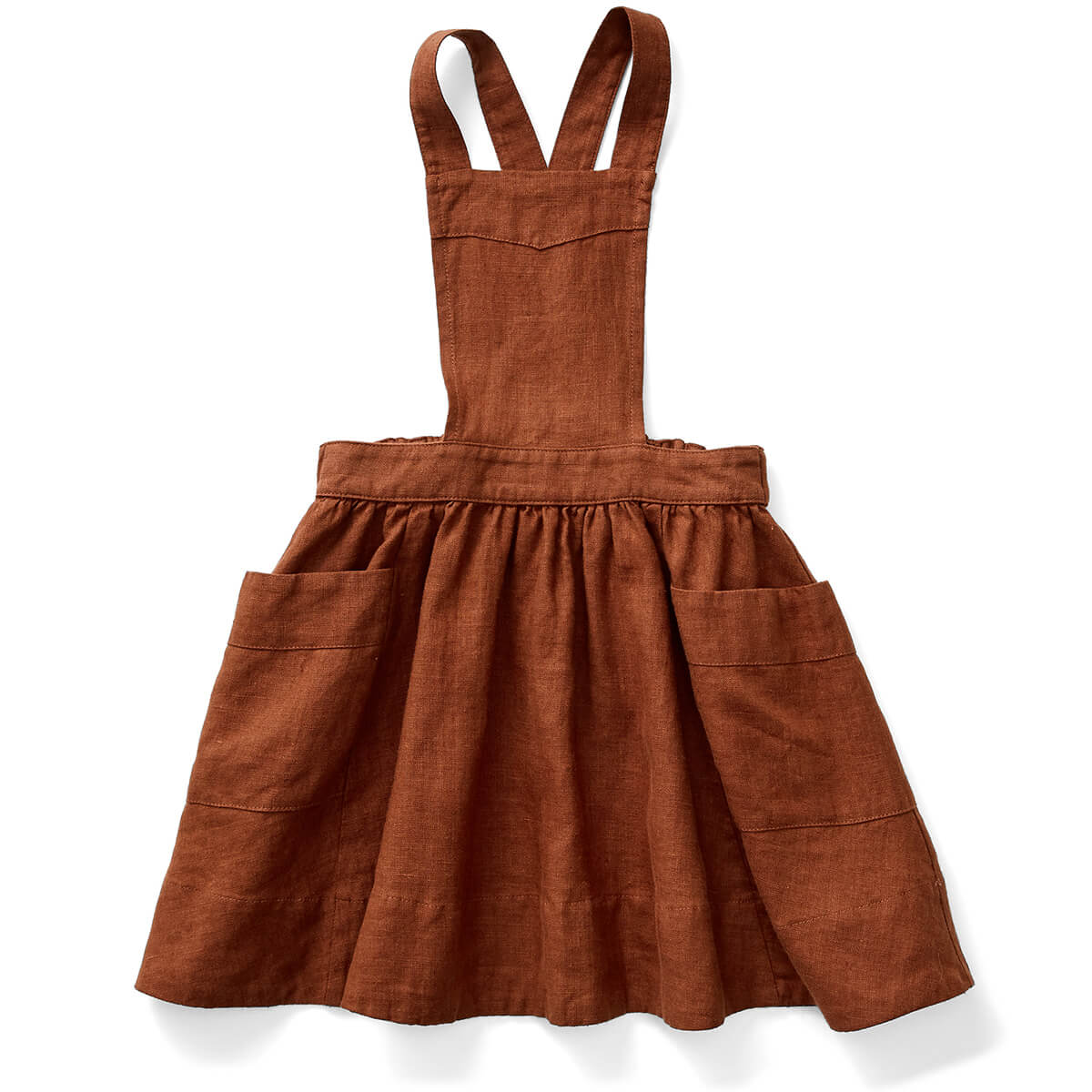 Harriet Pinafore in Loam by Soor Ploom - Last Ones In Stock - 5-8