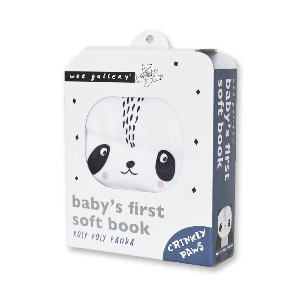 Baby's First Soft Book: Roly Poly Panda by Wee Gallery