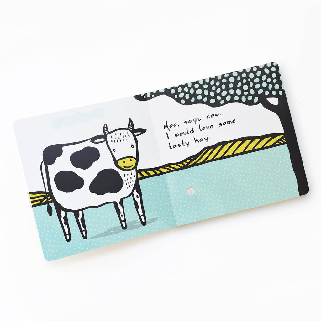 Press and Listen Book: Moo, Cluck, Baa! by Wee Gallery